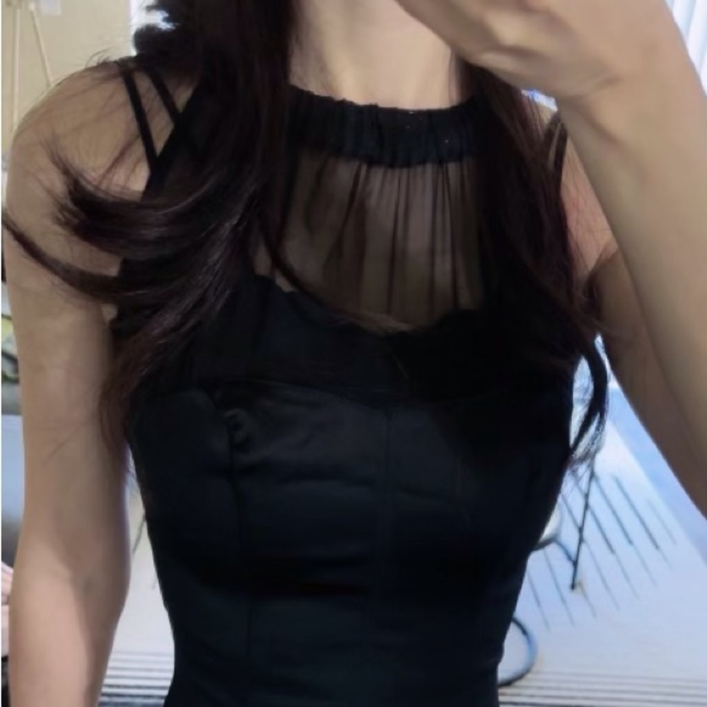 Bebe Black Cocktail Dress - Picture 8 of 8